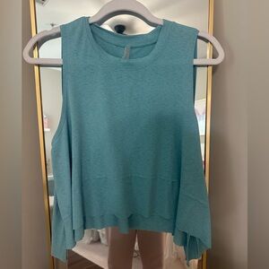 Free People Movement Blue Tempo Tank Size XS